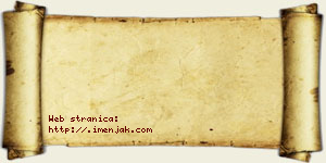 Jana Petrović vizit kartica